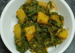 Aloo Palak Recipe | Potato Spinach Food | Punjabi Recipes