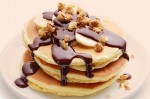 Banana Pancake with Chocolate Sauce Recipe