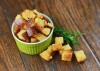 Homemade Garlic Croutons Recipe